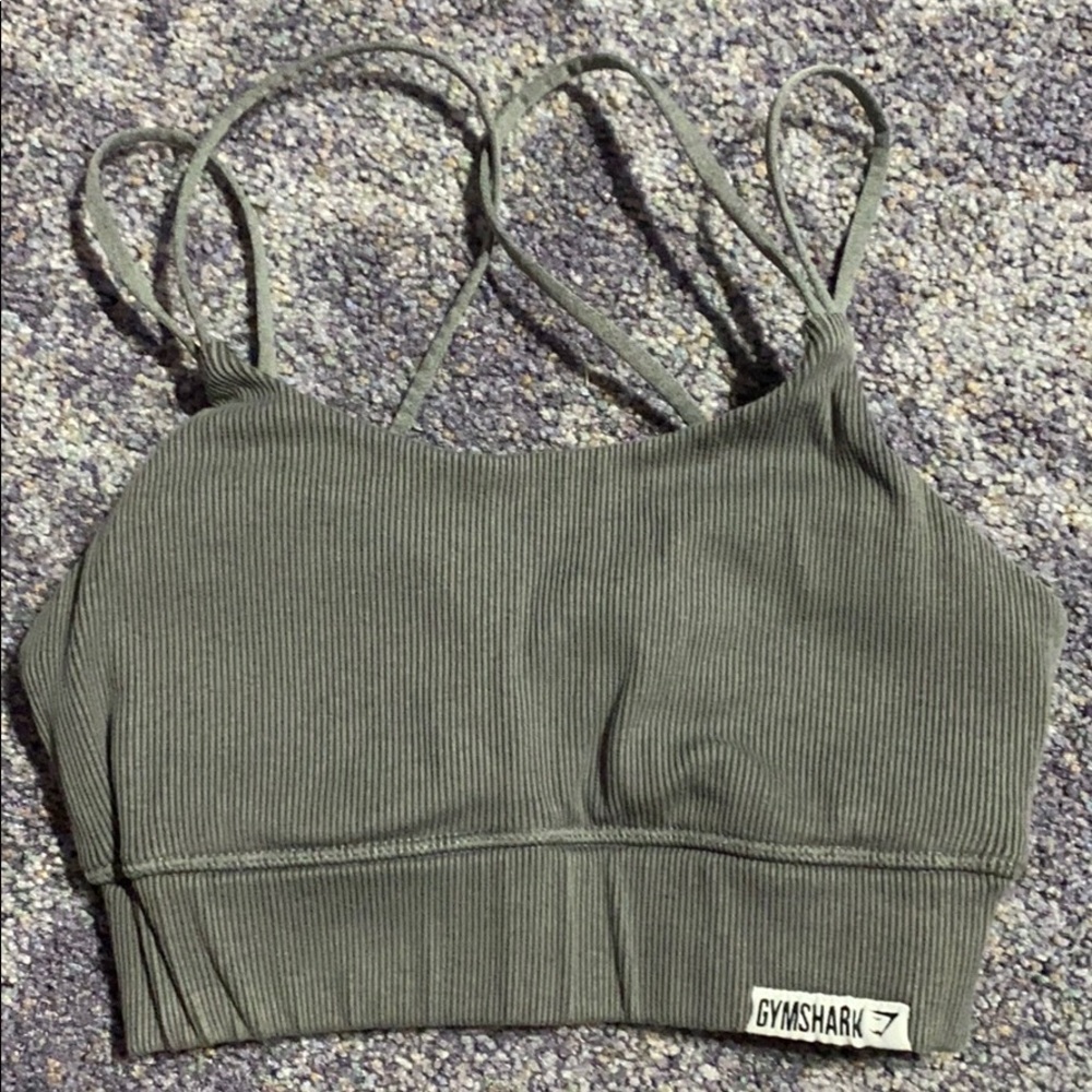 Gray Gymshark Small Bra